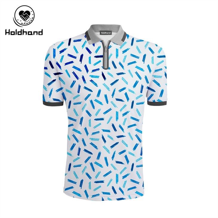 HIGH QUALITY Custom Golf Polo T Shirt FOR MEN Digital Full Printing
