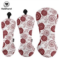 Golf HEADCOVERS HIGH QUALITY PU LEATHERcirclie Printing Design