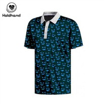 High Quality Short Sports 100%Polyester Custom Sublimated Printing Customized Men's Plain Golf Polo T Shirt's