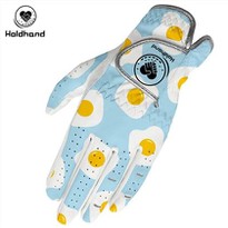 High Quality White Cabretta Leather Golf Glove Custom Logo Golf Glove