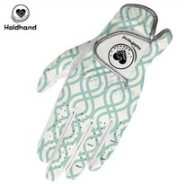 Highlight Design Soft Touching OEM Hot Sale High Quality PU Cabretta Golf Gloves Custom Logo