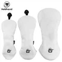 Highlight Quailty Leather PU Driver Wood Head Cover Custom Logo
