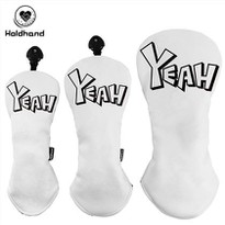 Hightlight Quality PU Leather Driver Wood Head Cover Custom Logo OEM