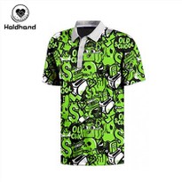 Hip-hop Style Polo Shirt Vintage Men's Polo Shirt With Custom Logo
