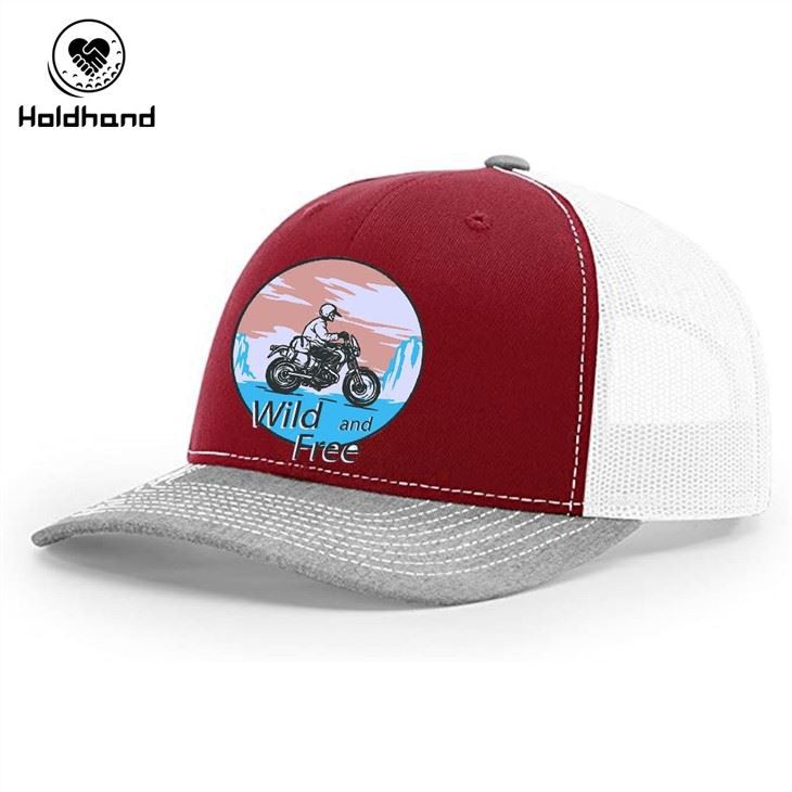 Hot Design Trucker Hat Mesh Baseball Cap Adjustable Snapback Cyclist Design
