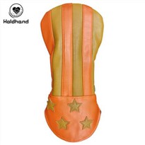 Hot Sale Fashion Design Wood Cover Leatherette Fabric Driver Head Cover
