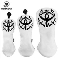 Hot Sale Highlight Design Driver Custom Logo Head Cover PU Leather OEM