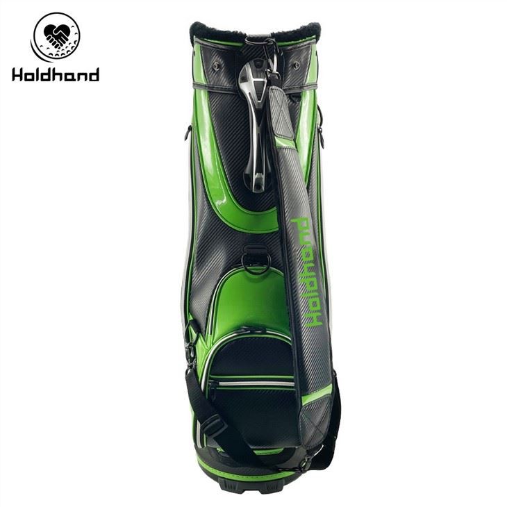 Hot Sale Specifically Logo Fashion Custom Design Leather Stylish Golf Bags Golf Staff Bag