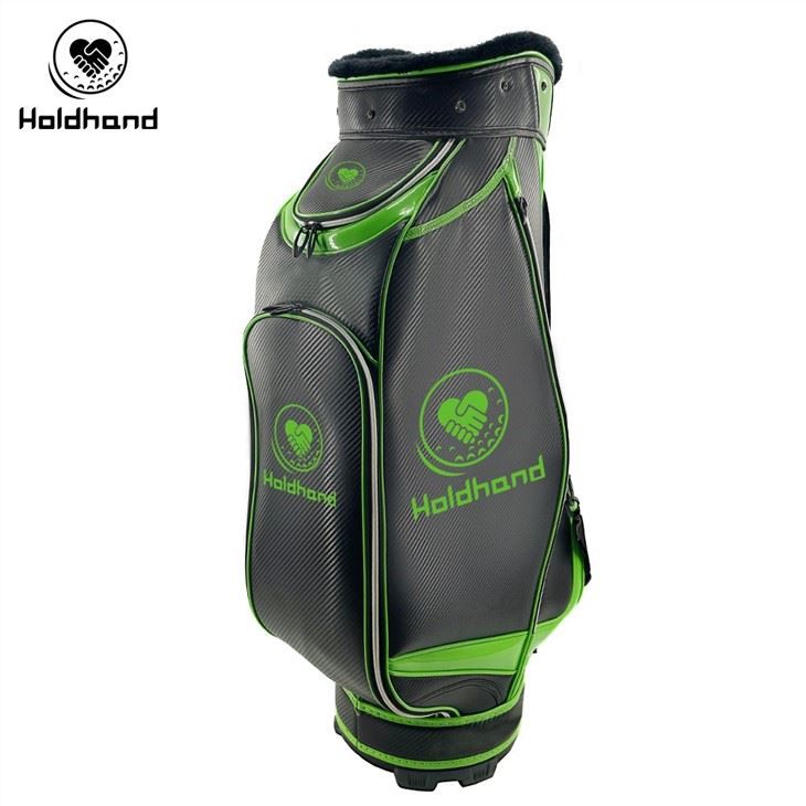 Hot Sale Specifically Logo Fashion Custom Design Leather Stylish Golf Bags Golf Staff Bag