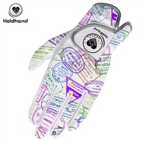Hot Sales Customize Brand Logo Customized Design Leather Both Hand Golf Gloves