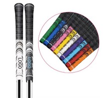 Hot Sell Custom Logo Standard Golf Grips Non Slip Design Colorful Half Cord Golf Grips