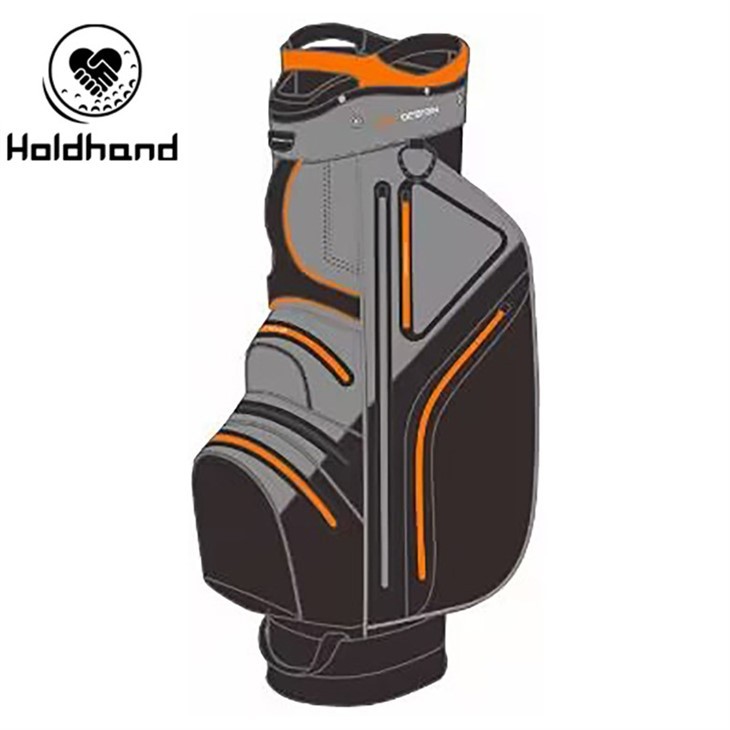 Innovative Golf Tote With 15-tier Club Organization, Specialized Putter Caddy, Multi-purpose Pockets, Drink Chiller, Adjustable Harness, And Flash-deploy Storm Cover – Universal Design.