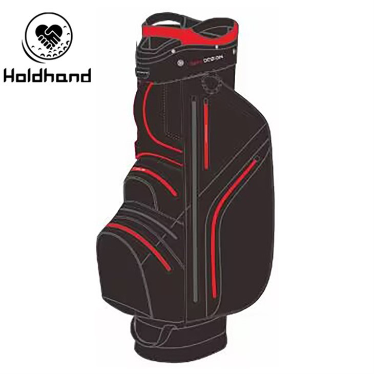 Innovative Golf Tote With 15-tier Club Organization, Specialized Putter Caddy, Multi-purpose Pockets, Drink Chiller, Adjustable Harness, And Flash-deploy Storm Cover – Universal Design.