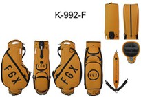 Streamlined Golf Bag With 15-Way Club Organization, Separate Putter Well, Multi-Pocket Design (7 Compartments), Beverage Cooler Pocket, Detachable Shoulder Pad, Weather-Resistant Hood - Unisex Travel-Friendly Option