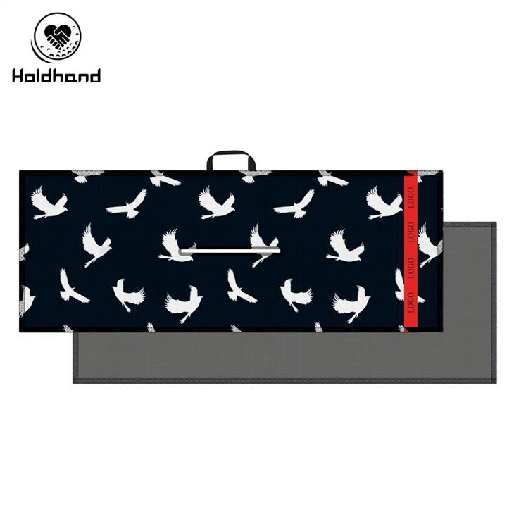 Lily Golf Print Towels With Magnets