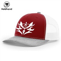 Wolesaler 5 Panel Polyester Golf Trucker Hats White Color Printing Design Golf Accessories