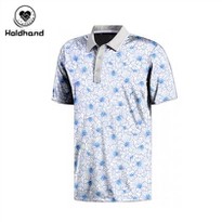 Men's Golf Polo Shirt With Floral Print