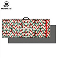Microfiber Waffle Golf Towel Custom Logo Design Sublimation Printed Geometry Pattern Design