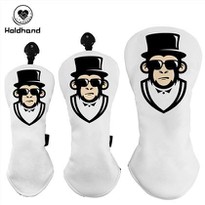 Monkey Print Golf Driver Headgear Soft Lining With Size Adjustment Standard