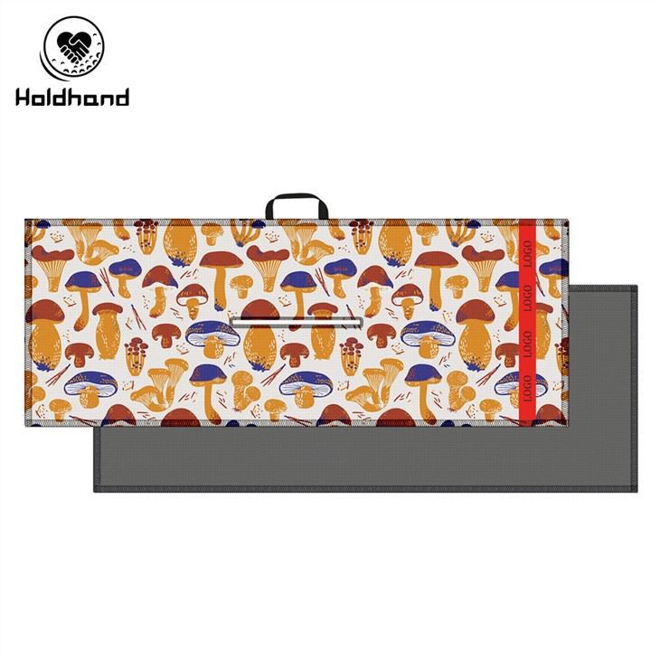 Mushroom Print Golf Microfiber Towel Wholesale Custom