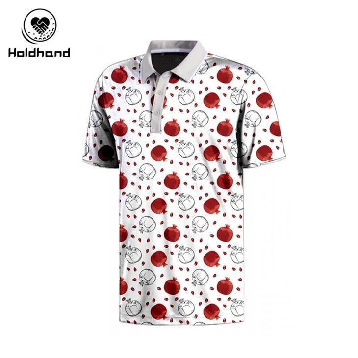 New Digital Printing High Quality Polo T Shirts Short Sleeve For Man & Woman