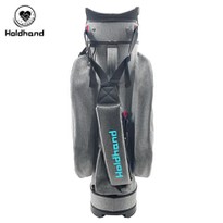 NimAll-in-One Golf Satchel Featuring 15-tier Club Solated Putter Bay, Hybrid Pocket Layout, Drink Chiller Compartment, Transformable Strap, And Gust-resistant Rain Cover – Universal Fit.