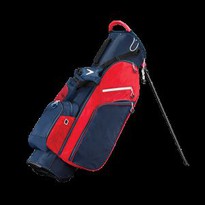 OEM Blue Red Accent Nylon 14 Way Divider Golf Bag For Man Golf Stand Bag