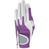 OEM Customized Logo Personality Purple Cabrette Leather Breathable Golf Gloves Women New