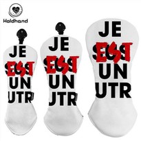 OEM Fashion Design Hot Sale Driver Custom Logo Head Cover PU Leather