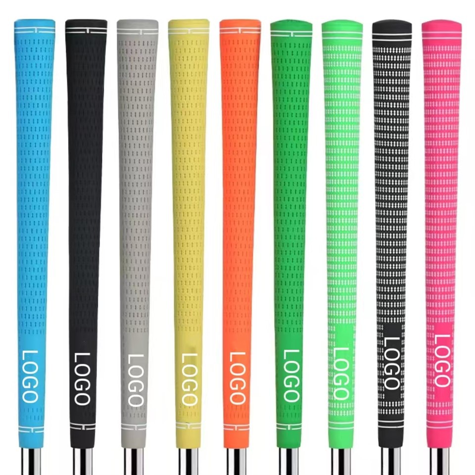 OEM Hot Sell Custom Logo Golf Grips Non Slip Design Colorful Rubber Golf Grips