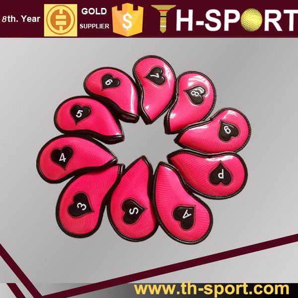 Golf Iron Headcover With PU Leather