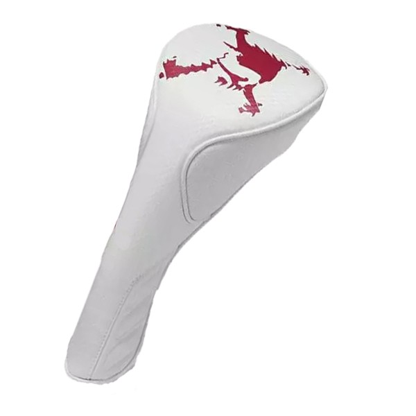 White Golf Driver Headcover