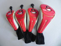 Shinny PU Leather Golf Club Headcover Set