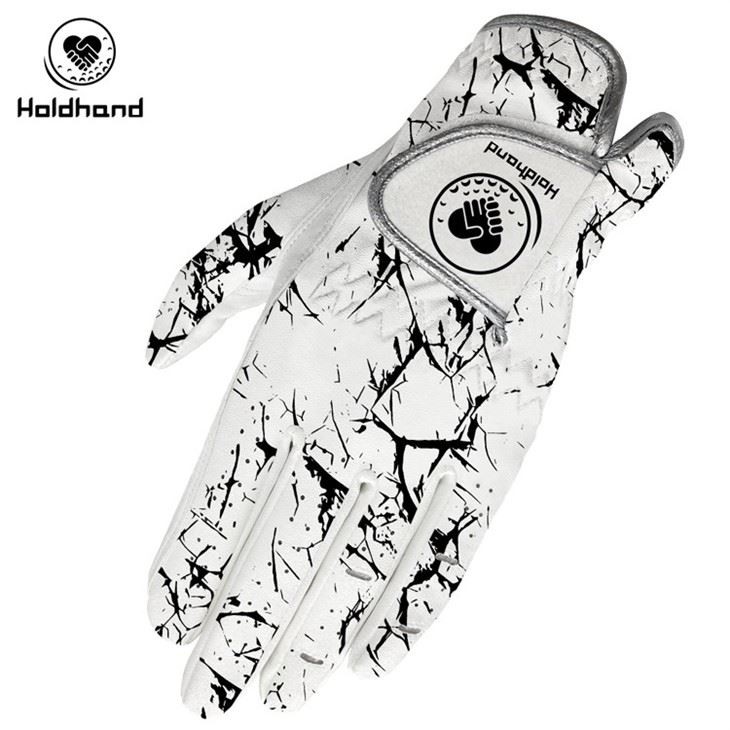 Personality Pattern Custom Logo Fashion Design PU Cabretta Golf Gloves