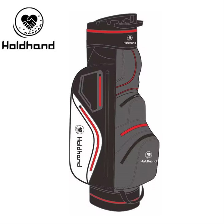 Pro-Style Golf Carrier With 15-tier Club Categorization, Exclusive Putter Holder, Versatile Pockets, Drink Chiller Section, Adjustable Shoulder Strap, And Flash-deploy Storm Shield – For All.
