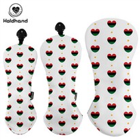Protect The Golf Club Hot Selling High Quality Custom Logo Golf Club Head Cover For Driver Fairway Wood Hybrid PU Leather Golf Headcovers OEM