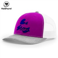 Purple Panel Lettering Truck Hat Golf Hat