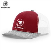 Red Cotton Truck Hat Custom Logo Golf Hat Wholesale
