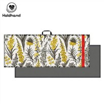 Single-sided Floral Printed Golf Towel With Custom Logo