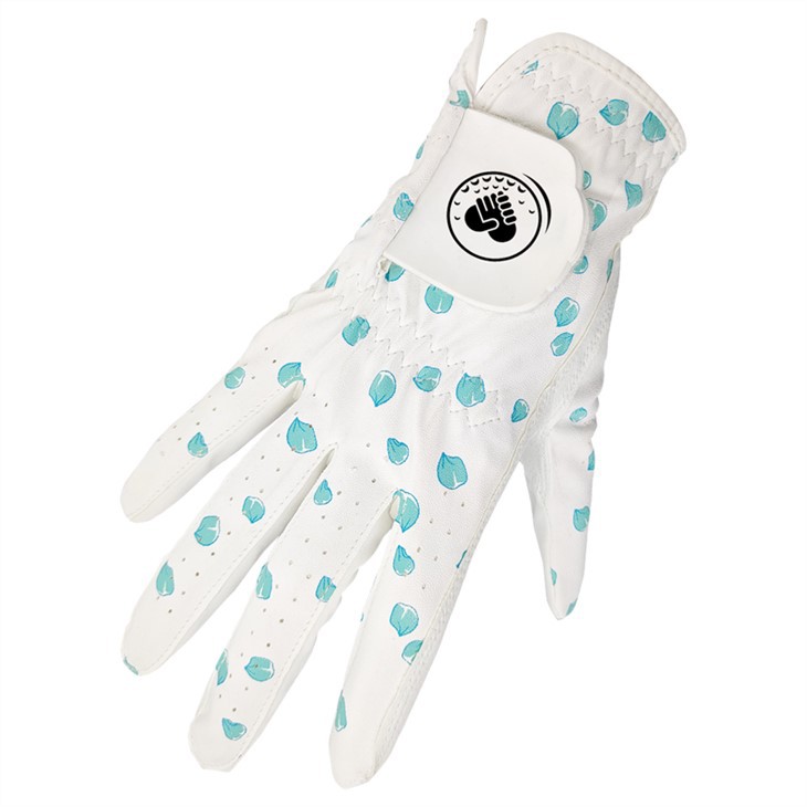 Softness And Breathable Holes Cabretta Leather Breathable Durable Material Mesh Golf Glove Left Hand For Men