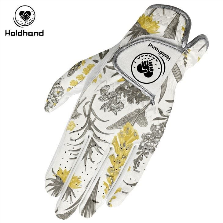 Synthetic Leather Golf Gloves Europe Style Custom Design