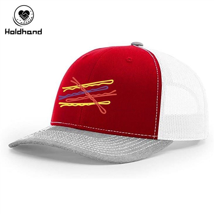 Trucker Hat Mesh Baseball Cap Adjustable Snapback Custom Pattern Design