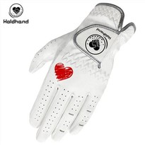 White Cabretta Leather Golf Glove Soft And Smooth Hands Feel Custom Logo Golf Glove