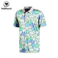 Wholesale Customised Sublimation Printing 100% Polyester Golf Polo For Men