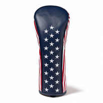 Advanced Texture PU Leather Golf Accessories Embroidered Logo Driver Head Cover Golf Headcovers