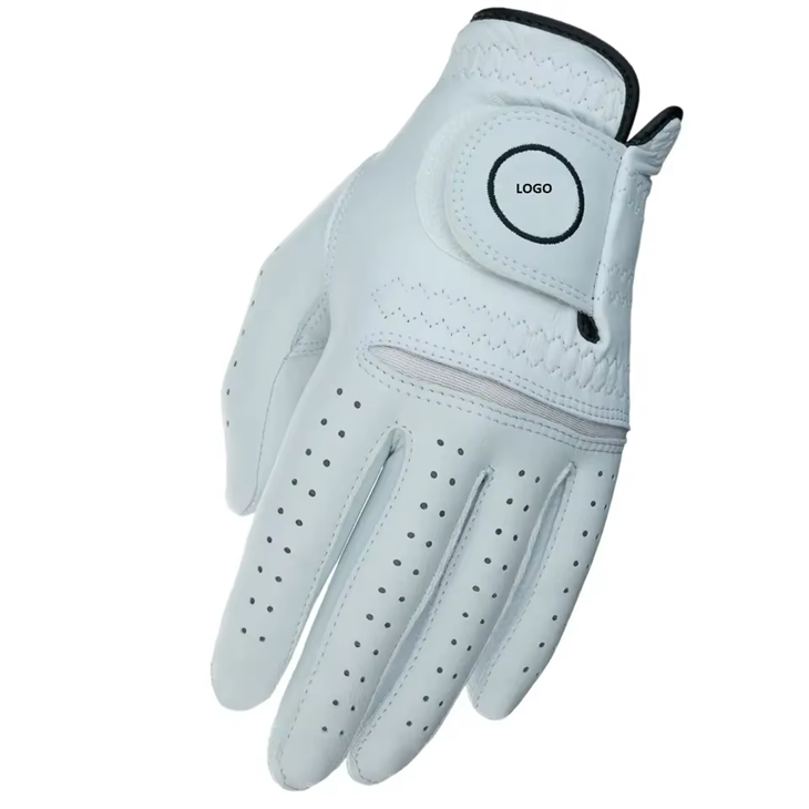 Cabretta Leather Custom Anti-slip Palm Breathable Soft Golf Gloves For Men And Women Summer Sports Golf