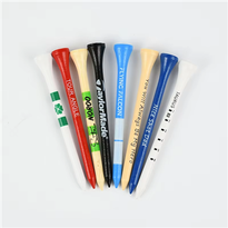Customizable Golf Accessories Professional Custom Logo Golf Tees Wooden Plastic Bamboo Golf Tees
