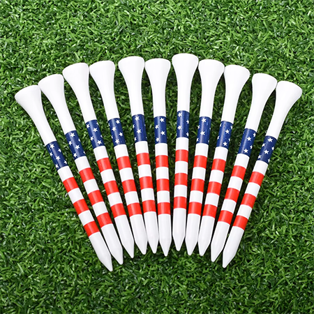 Find Similar Icon Customizable White Golf Tees With Durable Colorful Plastic-Featuring A Logo Printing Option