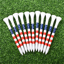 Find Similar Icon Customizable White Golf Tees With Durable Colorful Plastic-Featuring A Logo Printing Option