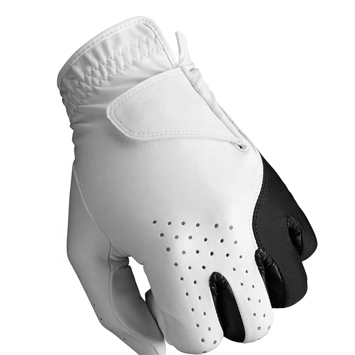 OEM High Quality Custom Logo Cabretta Leather Golf Gloves